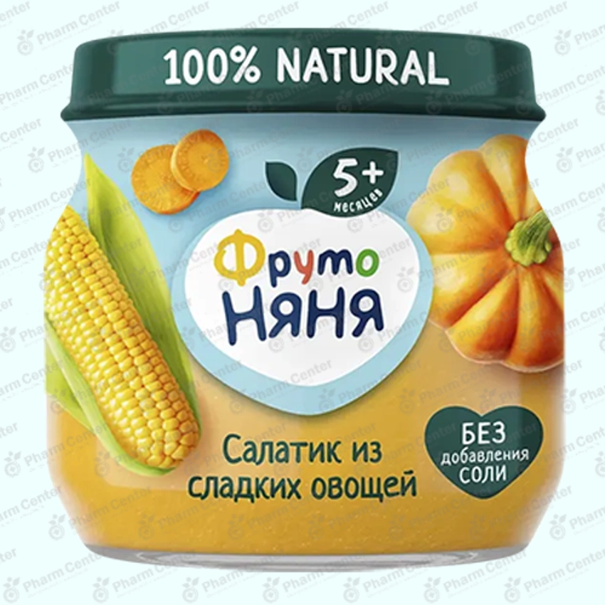 ФрутоНяня խյուս եգիպտացորեն, դդում, գազար (5 ամս+) 80գ №1