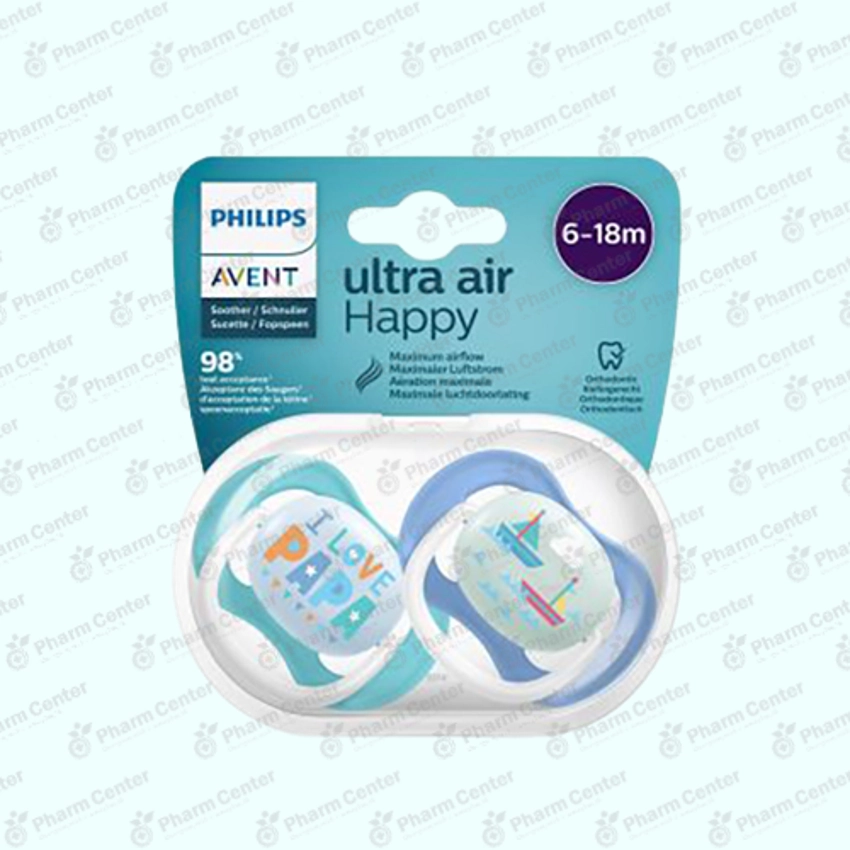 Philips AVENT Ultra Air Happy ծծակ օրթոդոնտիկ (6 - 18 ամս+)   №2