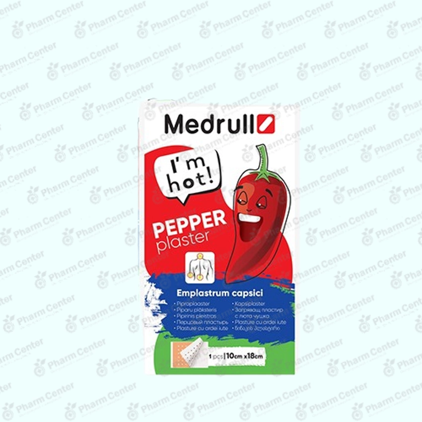 Перцовый   пластырь Медрулл  10см х 18см**