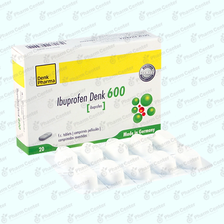 Ибупрофен - Денк таб.  п/о 600мг х 20