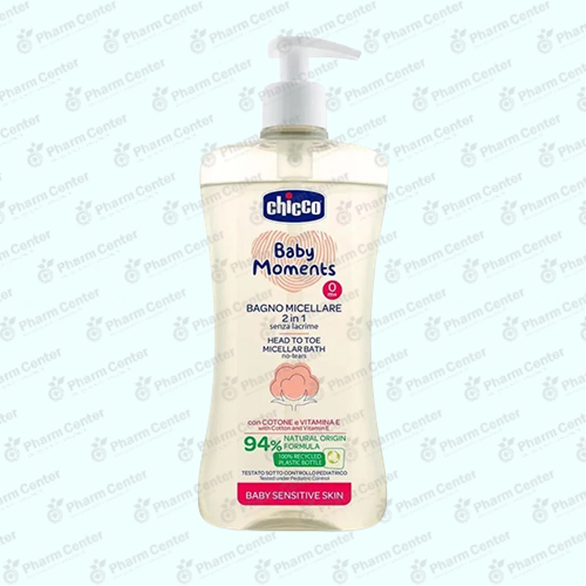 Chicco средство миц, от головы до ножек 412932 0м+ 500 мл