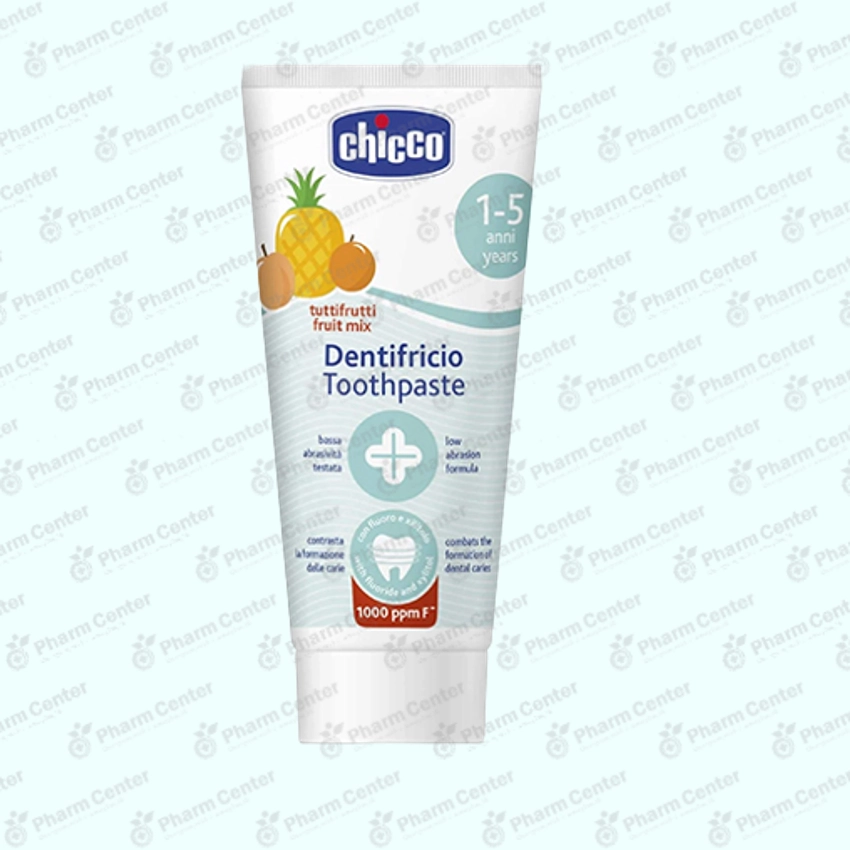 Chicco зубная паста фруктовый микс 1-5г