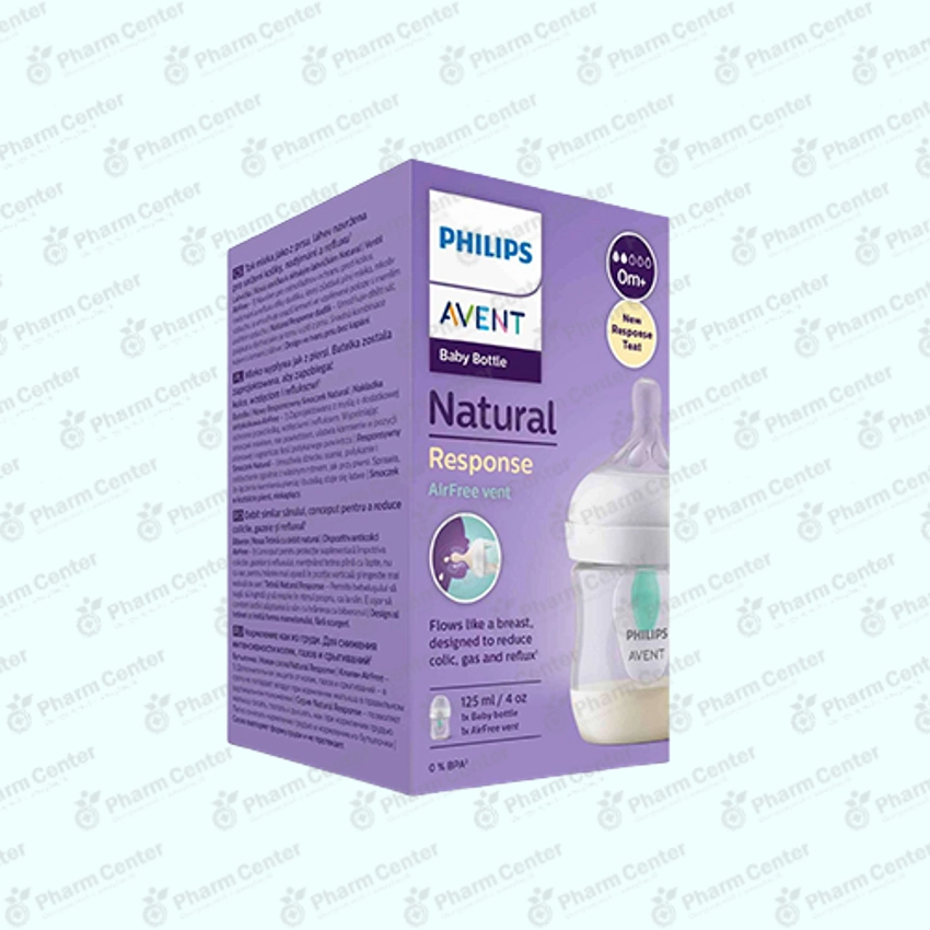 Philips AVENT Natural կերակրման շիշ AirFree փականով (1 ամս+) 260մլ   №1