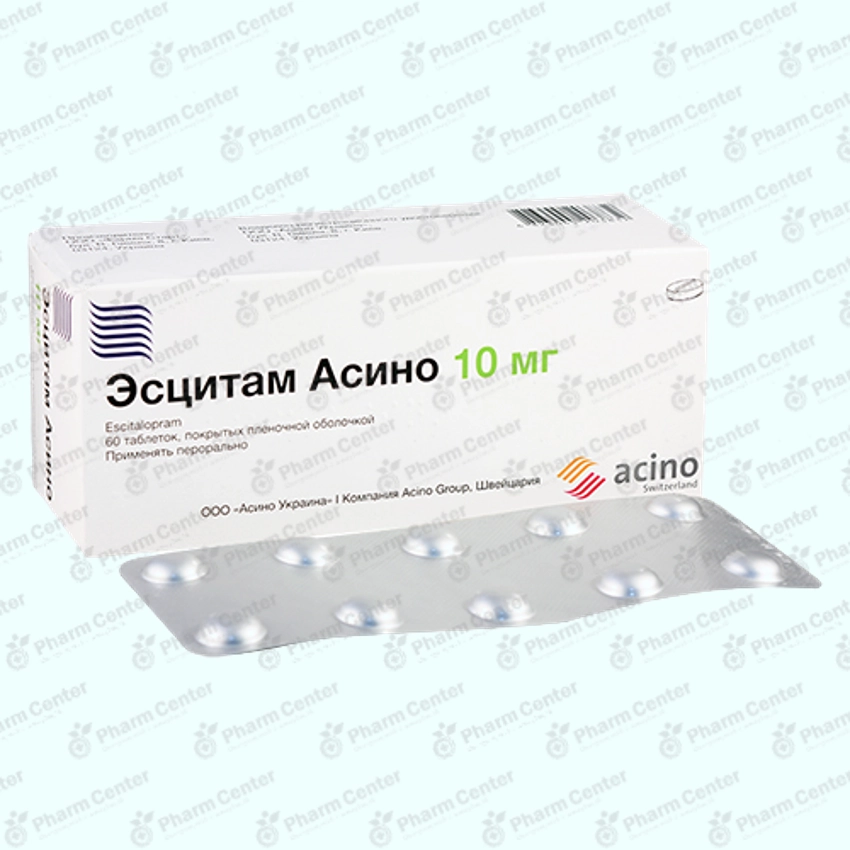 Эсцитам Акино таб. п/о 10мг х 60