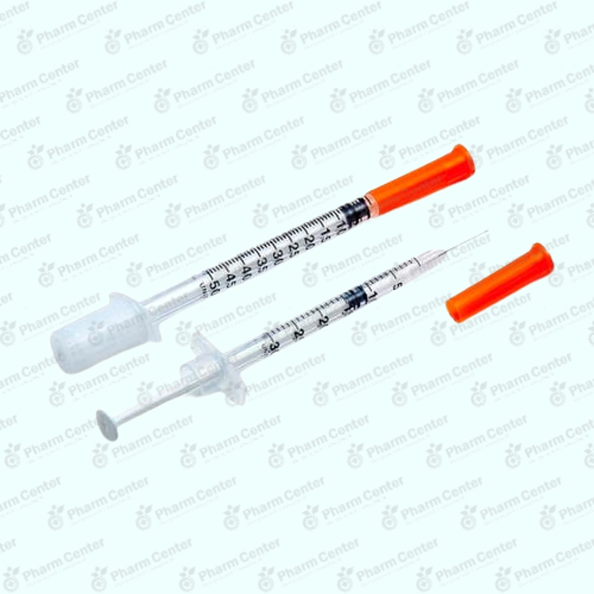 Шприцы инсул. 0.5мл U-100 30G  0,30х8мм c иглой **