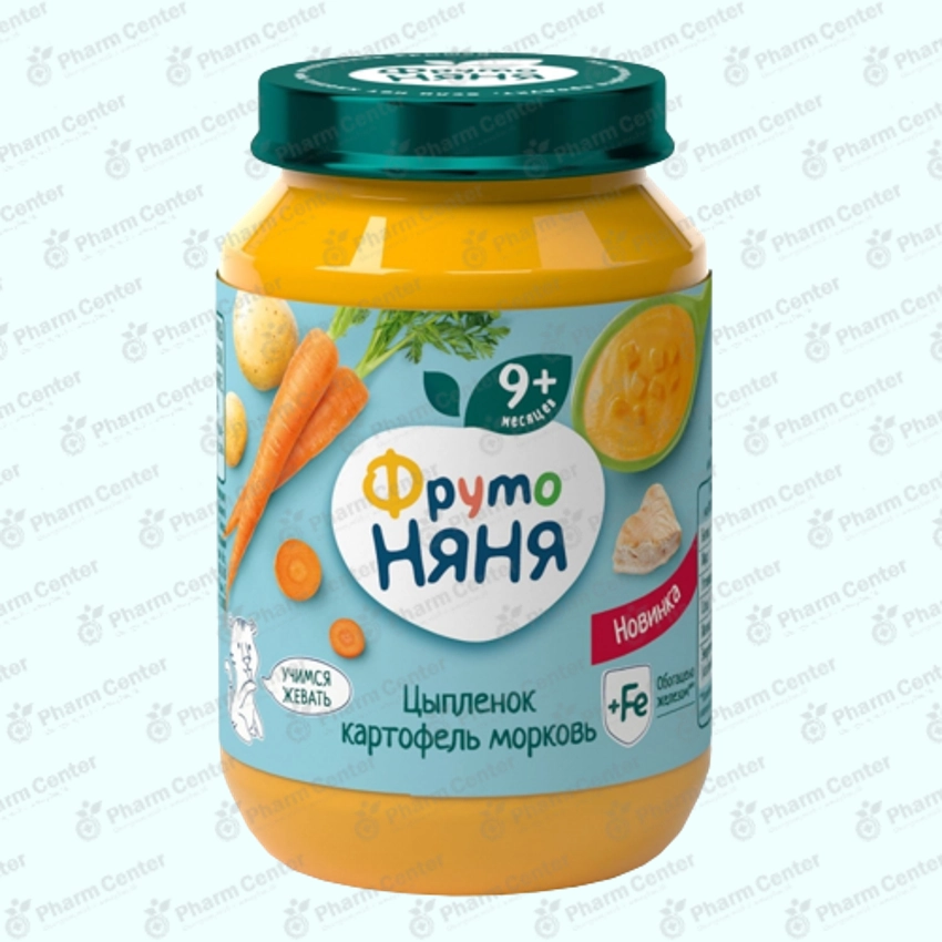 ФрутоНяня խյուս ճուտ, կարտոֆիլ և գազար (9 ամս+) 190գ №1