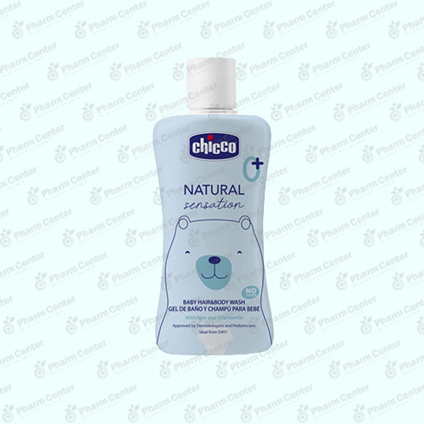 Chicco моющее средство для тела и волос 416400 0м+ 200 мл Nat Sens