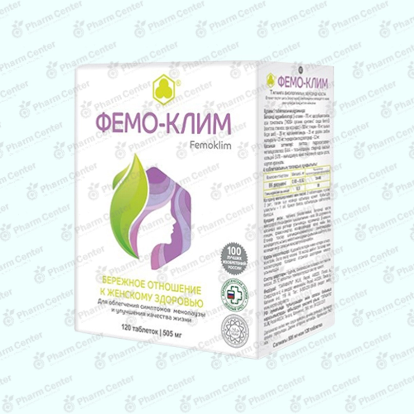 Фемо-клим таб 505мг х 120