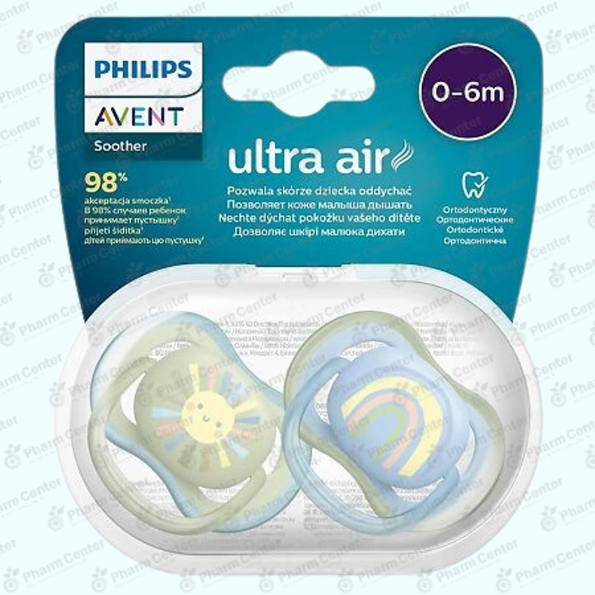 Philips AVENT Ultra Air ծծակ օրթոդոնտիկ (0 - 6 ամս+)   №2