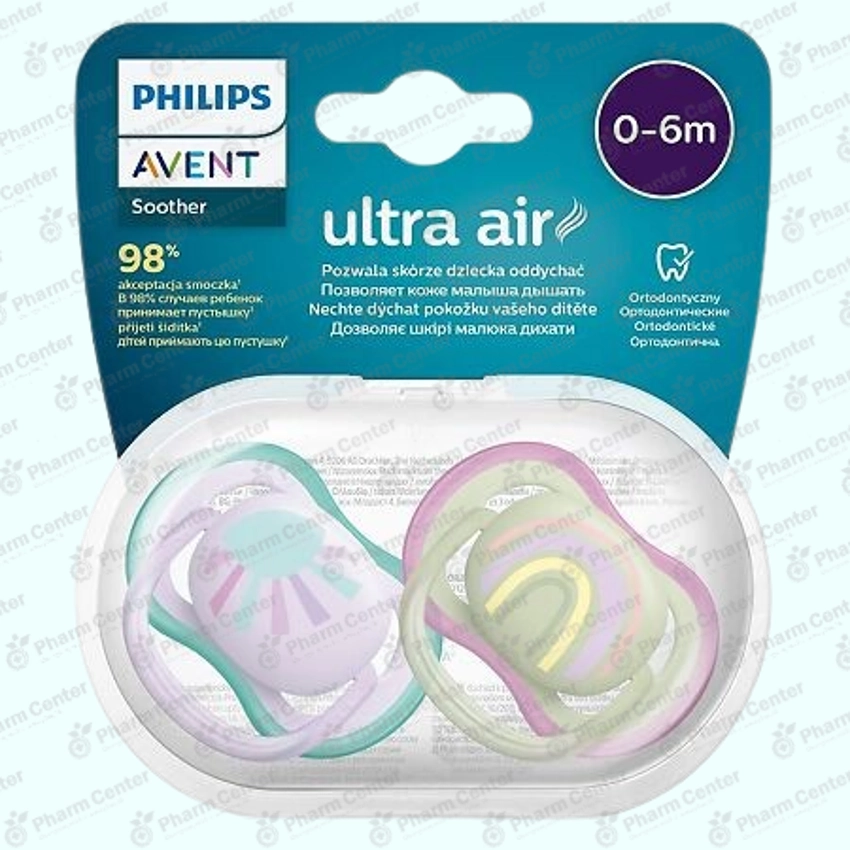 Philips AVENT Ultra Air ծծակ օրթոդոնտիկ (0 - 6 ամս+)   №2