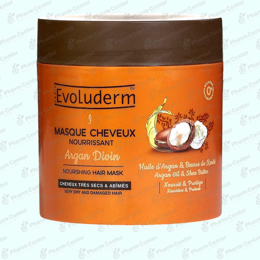 Evoluderm маска для волос для очень сухих и поврежденных волос Арган 500мл
