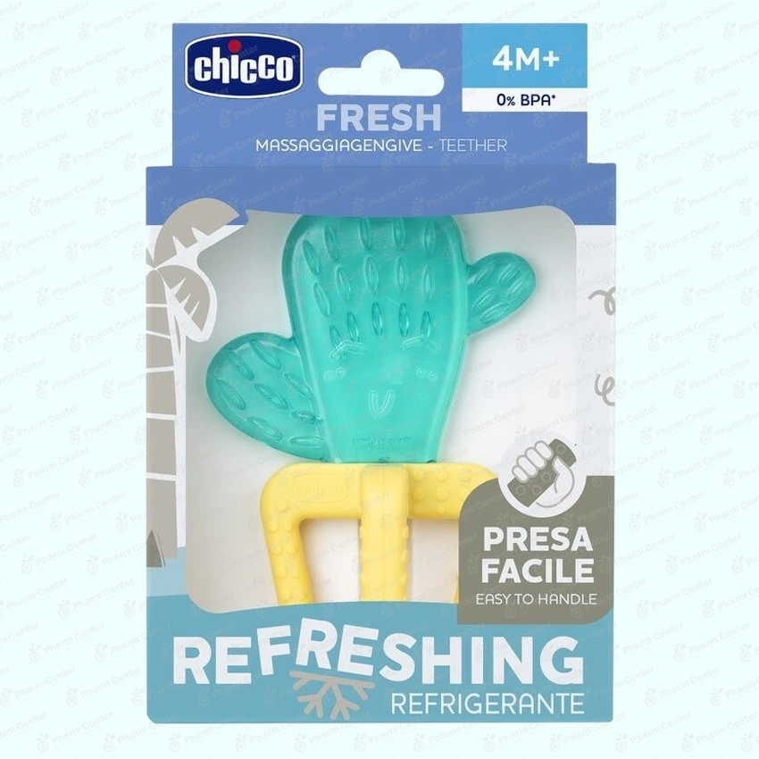 Chicco прорезыватель Refreshing Teether Neutral 414345 4м+