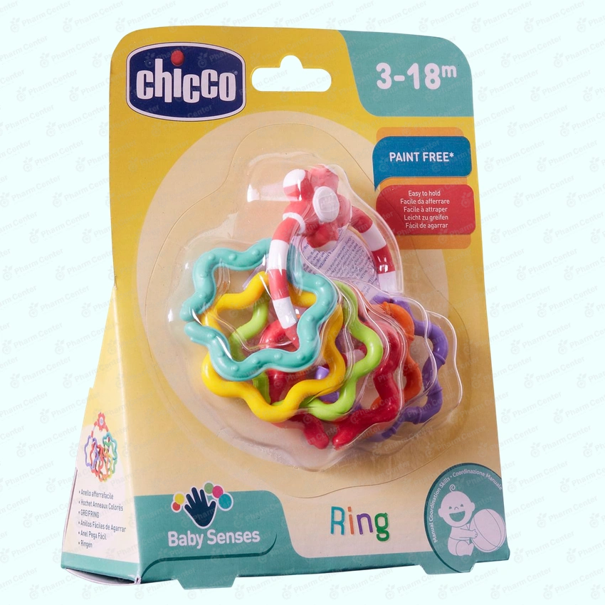 Chicco прорезыватель Easy Grasp Ring 400759 4м+