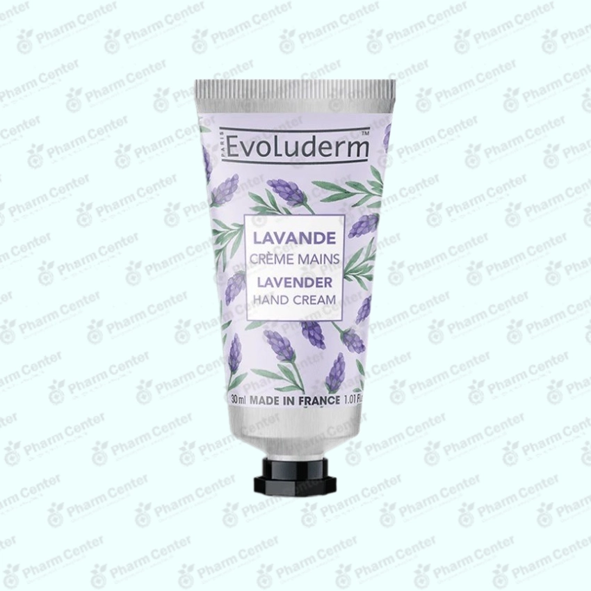 Evoluderm крем для рук увлажняющий и смягчающий Лаванда 30мл