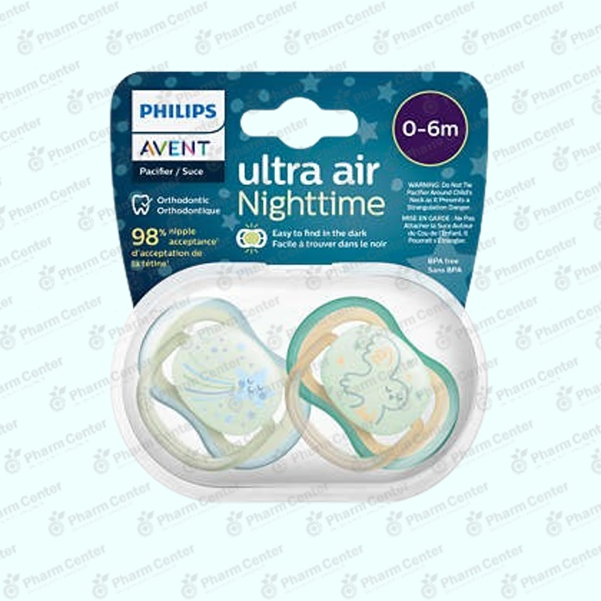 Philips AVENT Ultra Air ծծակ օրթոդոնտիկ՝ լուսավորվող (0 - 6 ամս+)   №2