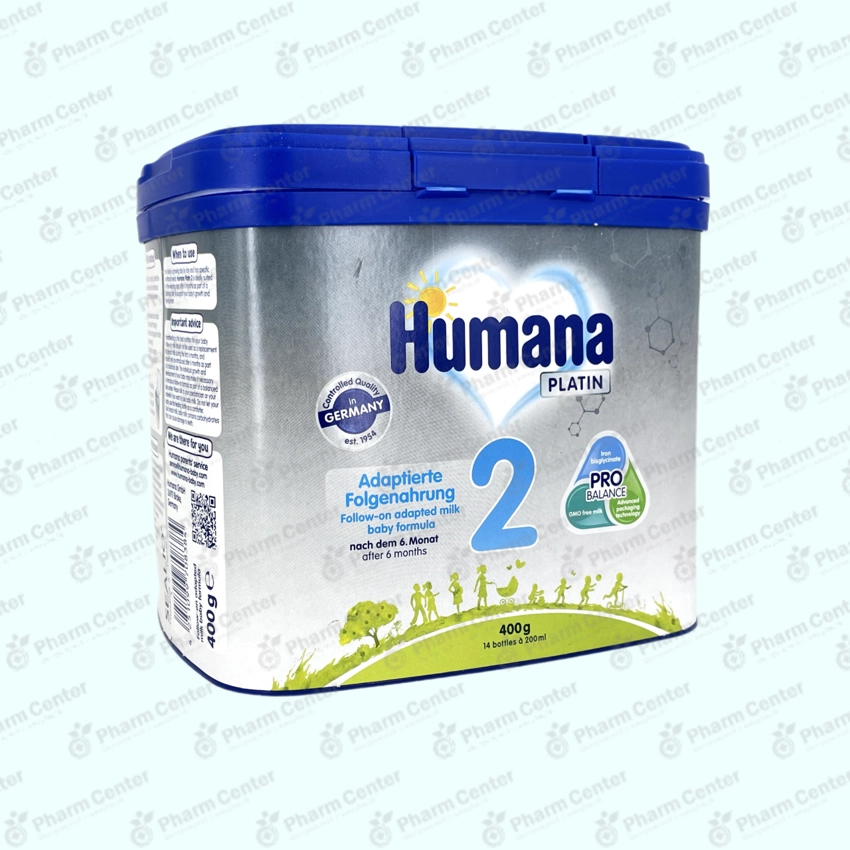 Humana 2 Платин мол. смесь  с 6мес.  400г