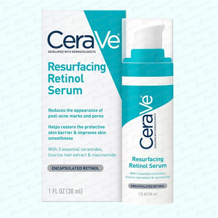 СераВе Восстанавливающая сыворотка против угревой сыпи 30 мл Resurfacing Retinol Serum 1 oz