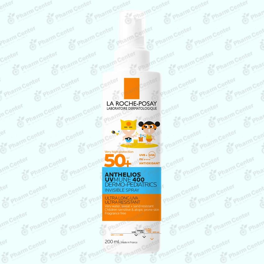 Лярош Позе Солнцезащ SPF50+ UVMUNE400 детский спрей невидимый д/лица и тела200мл