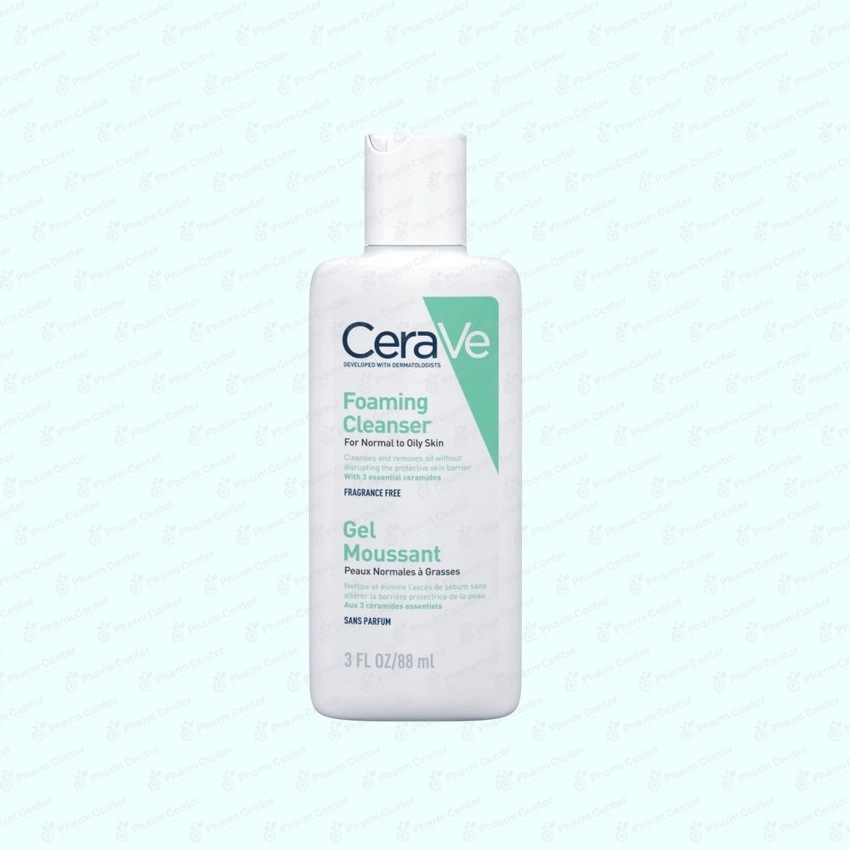 CeraVe очищающий гель для нормальной и жирной кожи лица и тела 88мл
