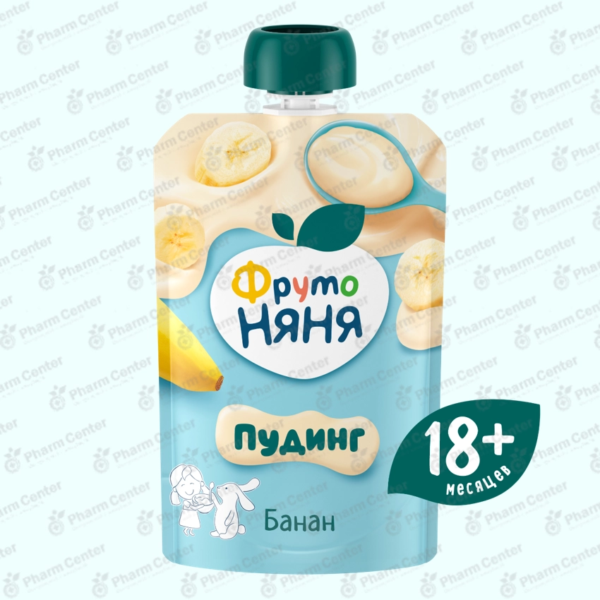 ФрутоНяня 43001186 Пудинг пауч Банан 90г.