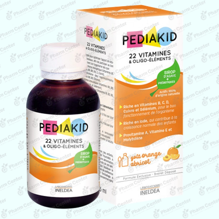 PEDIAKID 22 VITAMINES & OLIGO-ELEMENTS SIROP Օշարակ 22 Վիտամիններ և օլիգո տարրեր 125մլ
