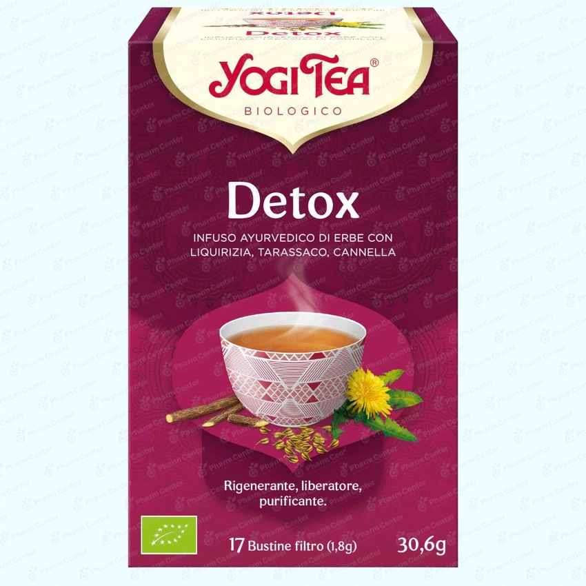 Чай в пакетиках YOGI TEA Detox для очищения организма 1,8г х 17