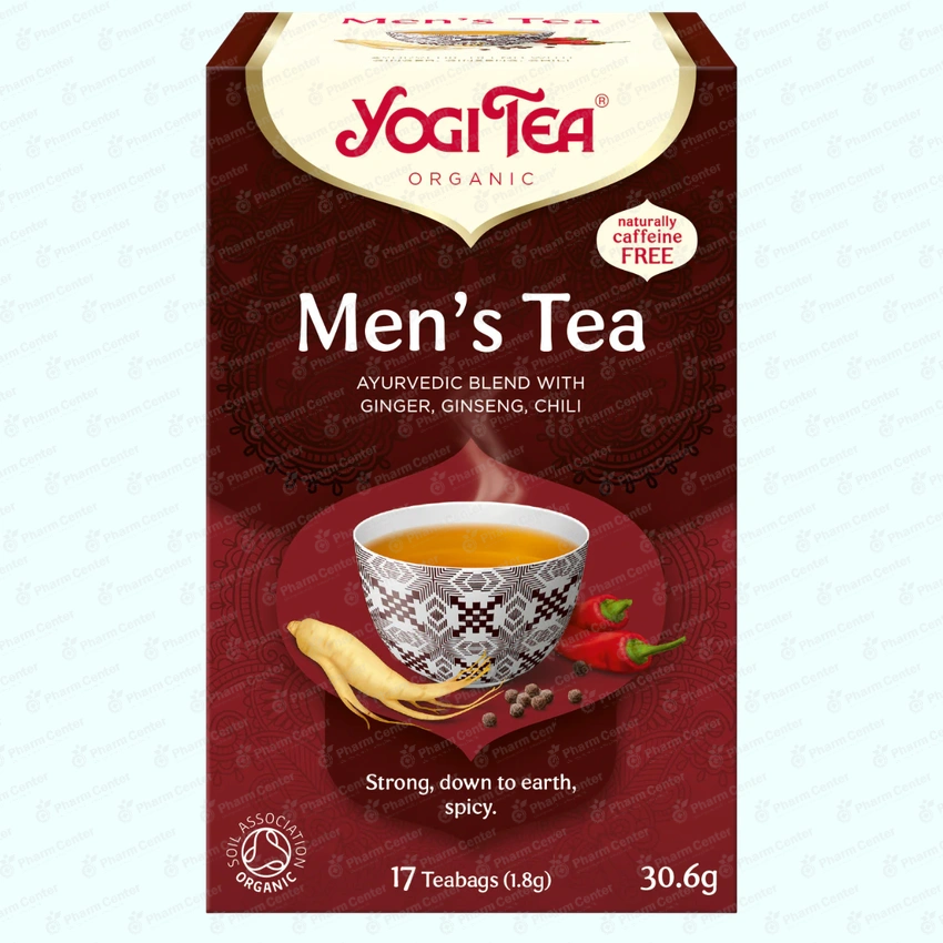 Чай в пакетиках YOGI TEA Men's Tea Чай для мужчин 1,8г х 17