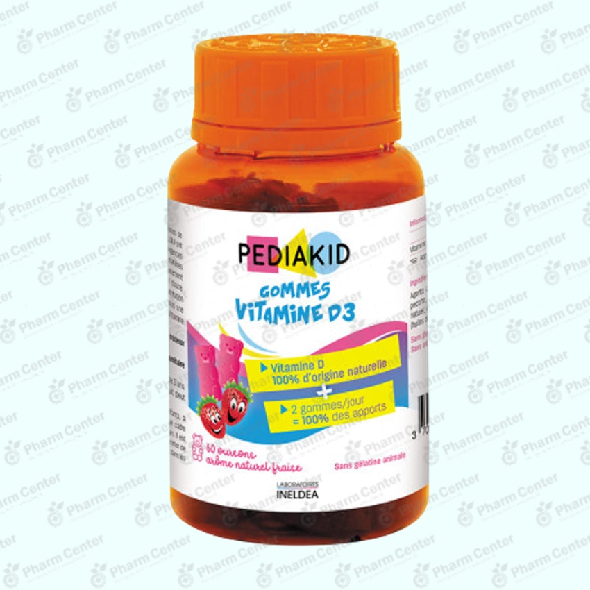 Pediakid Витамин D3 Gum 5 мкг x 60- Франция (602481)