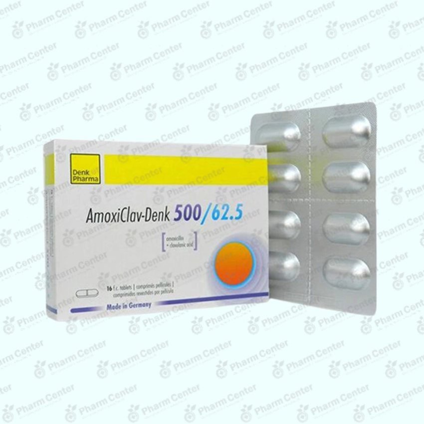 Ամոքսիկլավ - Դենկ  դհտ. 500/62,5մգ x 16