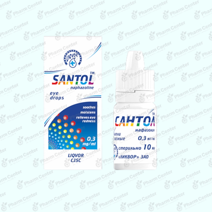 Սանտոլ աչ./կաթ.  0.3մգ/մլ - 10մլ