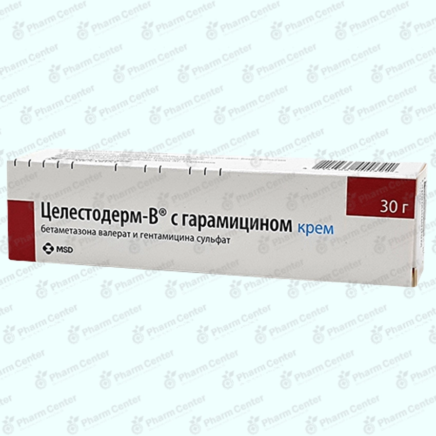 Ցելեստոդերմ Վ +գարամիցին ն/քսուք 30գ