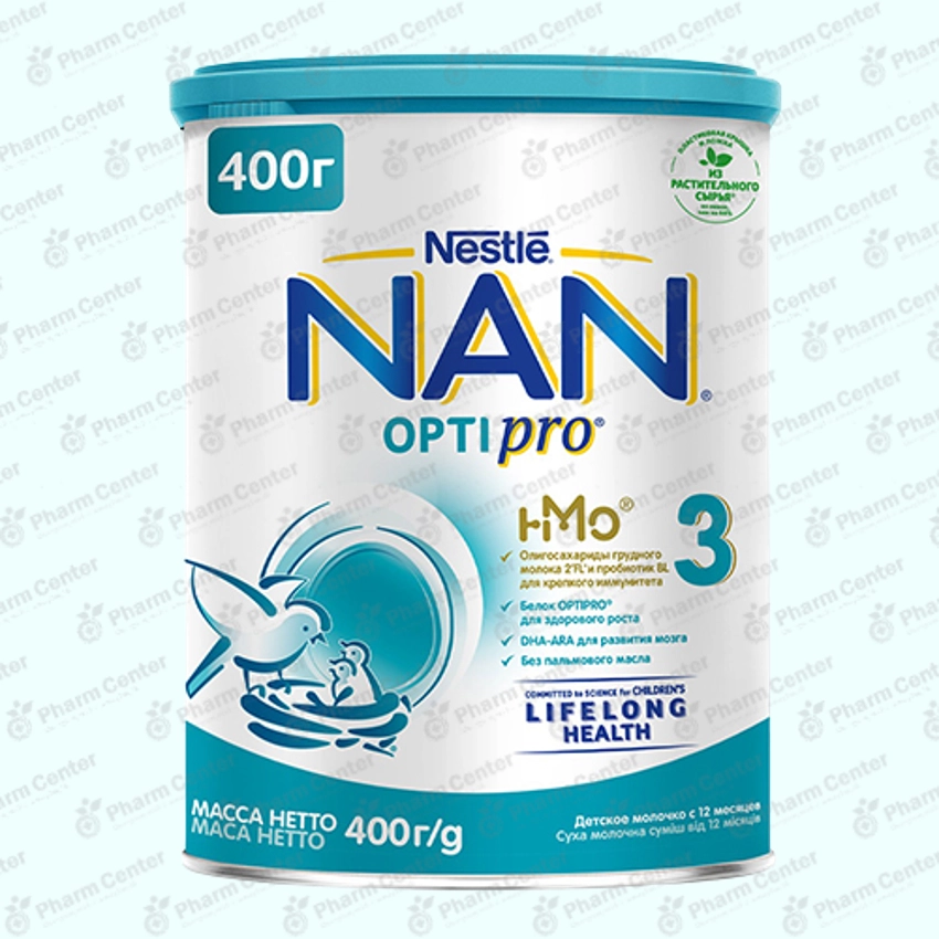 NAN №3 OPTIPRO կաթնախառնուրդ (12 ամս.+) 400 գ