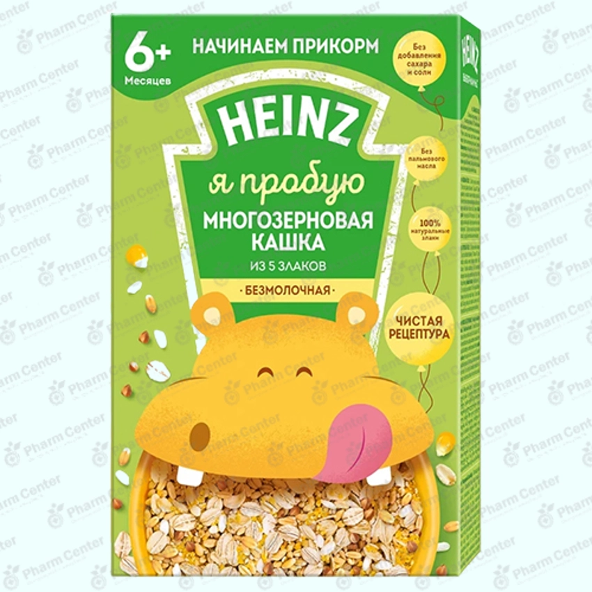 Хайнц б/м каша многозерновая из 5 злаков  с  6 мес. 180г