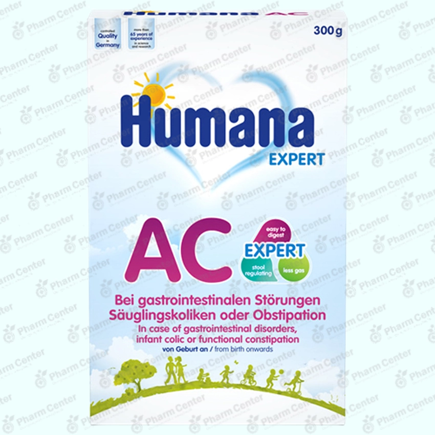 Humana AC կաթնախառնուրդ Անտիկոլիկ 0+ 300գր