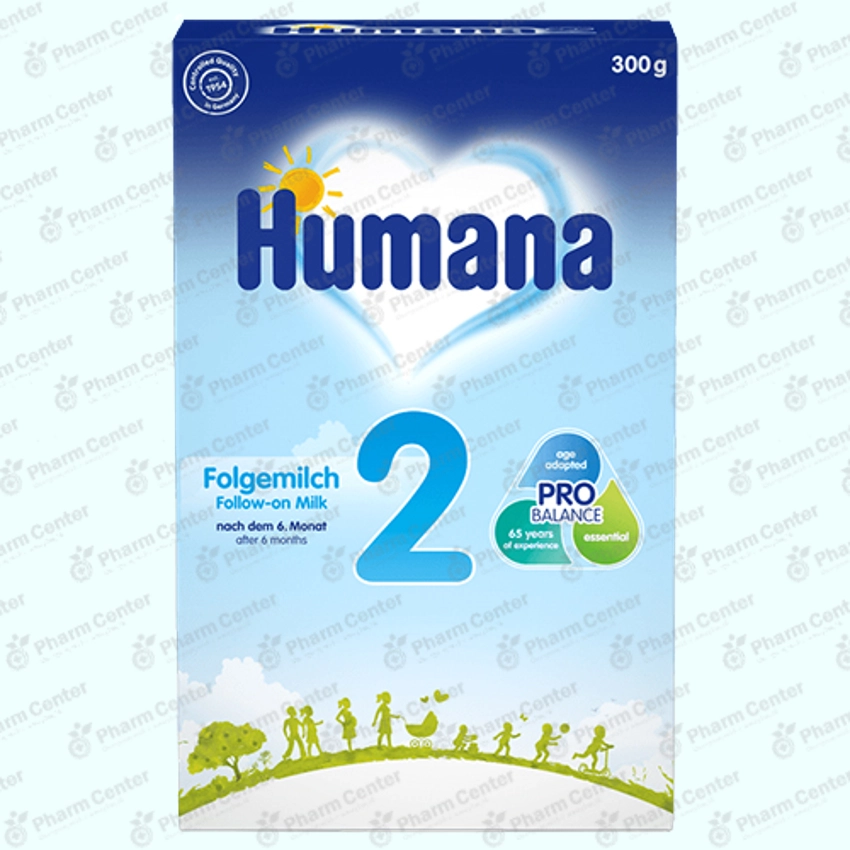Humana №2 կաթնախառնուրդ Օմեգա 3-ով (6 ամս.+) 300գ