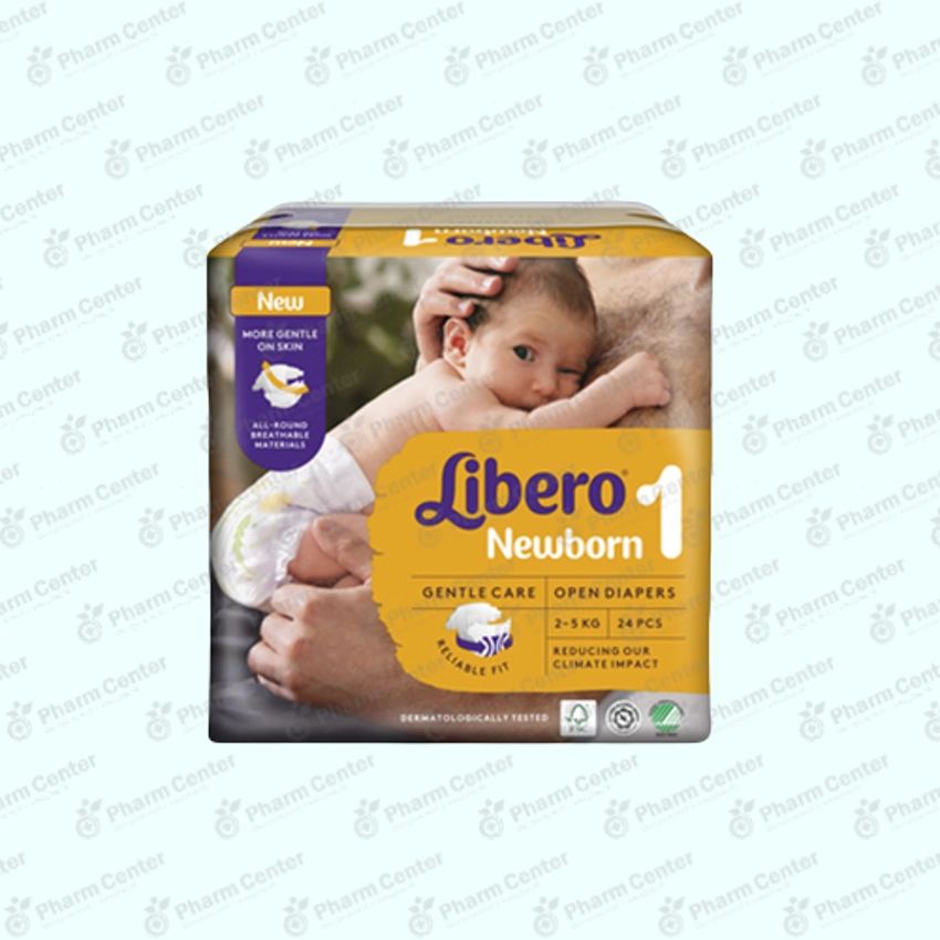 Libero Newborn №1 տակդիրներ 2-5 կգ x 24