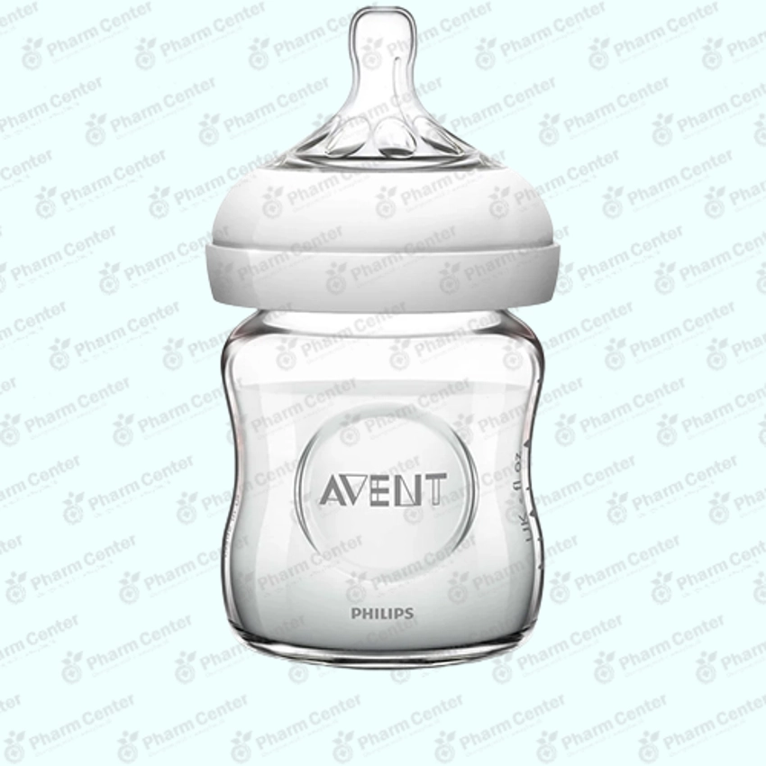 Avent ապակե շիշ սիլիկոնե ծծակով (0+) 120 մլ