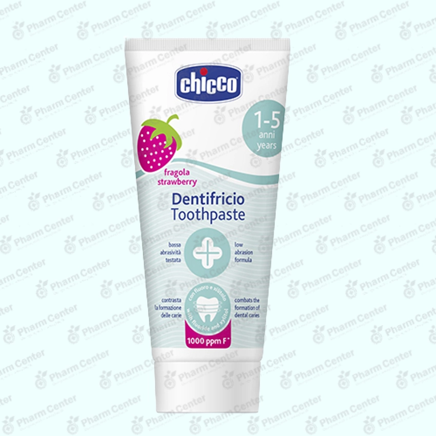 Chicco ատամի մածուկ մանկական ելակի համով 12+ 074365