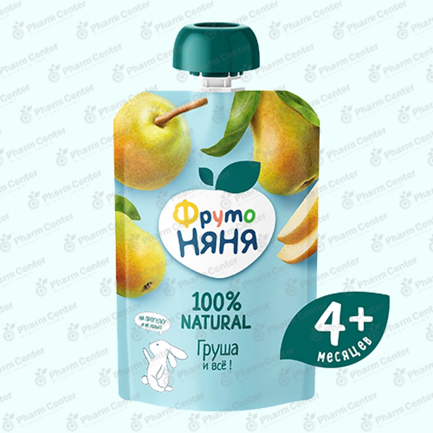 ФрутоНяня խյուս տանձ (4 ամս+) 90գ պաուչ №1