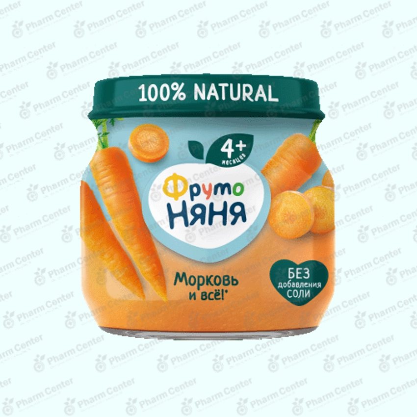 ФрутоНяня խյուս գազար (4 ամս+) 80գ №1