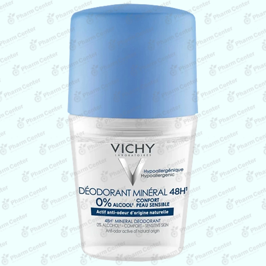 Vichy дезодорант минеральный без солей алюминия 48ч 50мл
