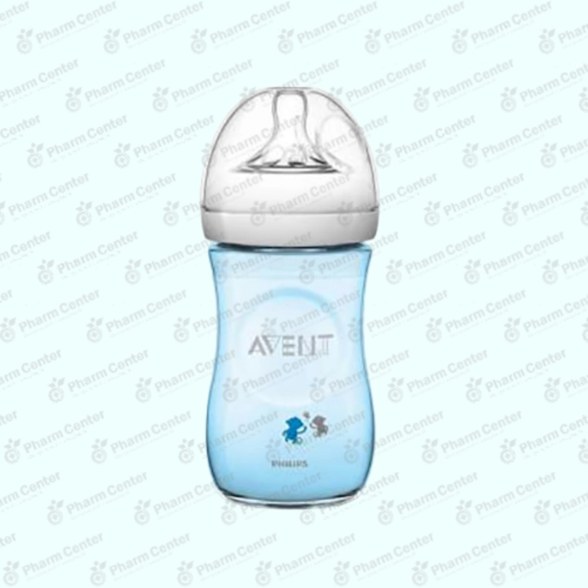 Philips AVENT Natural կերակրման շիշ կապույտ (1 ամս+) 260 մլ   №1