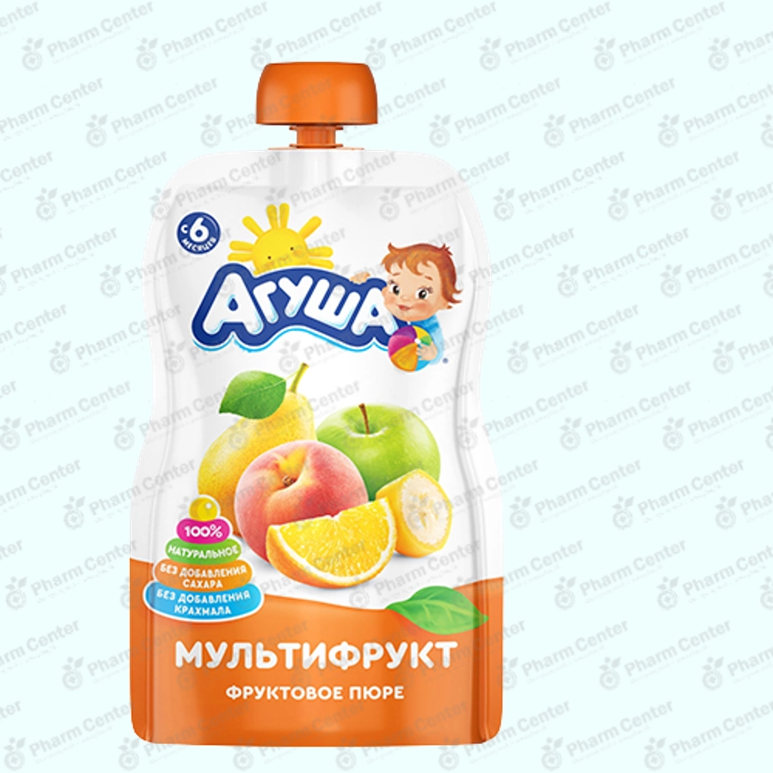Агуша խյուս մուլտիմրգային (6 ամս+) 90գ պաուչ №1