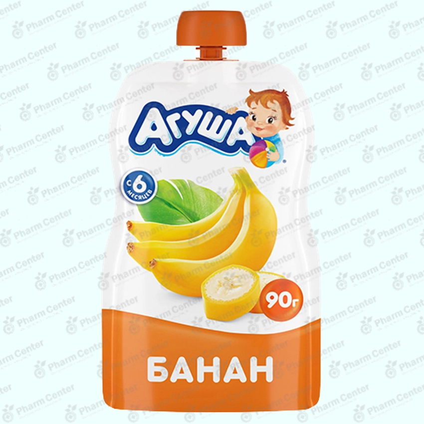 Агуша խյուս բանան (6 ամս+) 90գ պաուչ №1