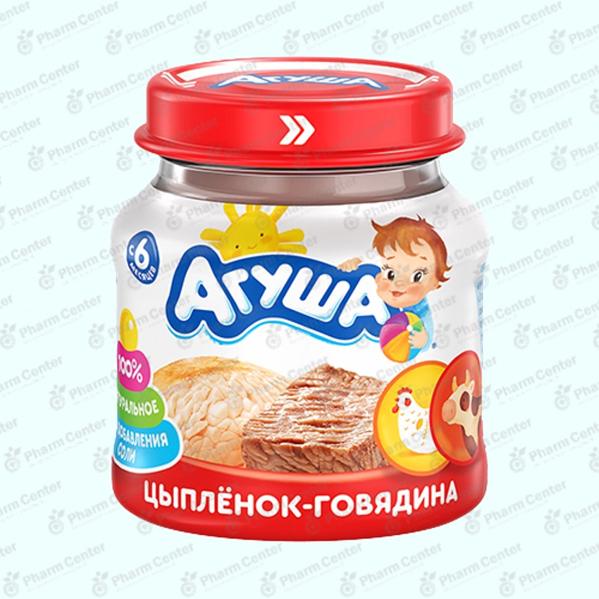 Агуша խյուս հավի և տավարի մսով (6 ամս+) 80գ №1