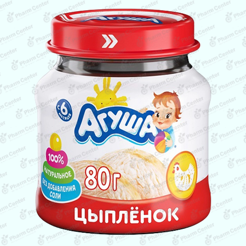 Агуша խյուս հավի մսով (6 ամս+) 80գ №1