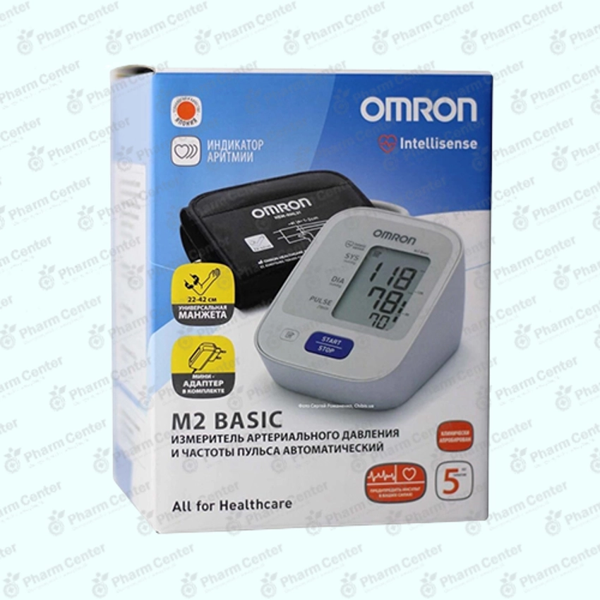 Տոնոմետր ավտոմատ Omron M2 Բեյսիկ մեծ թևկապով **