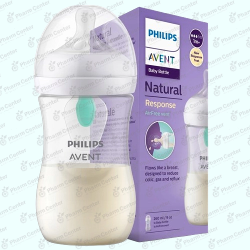 Philips AVENT Natural կերակրման շիշ AirFree փականով (1 ամս+) 260մլ   №1