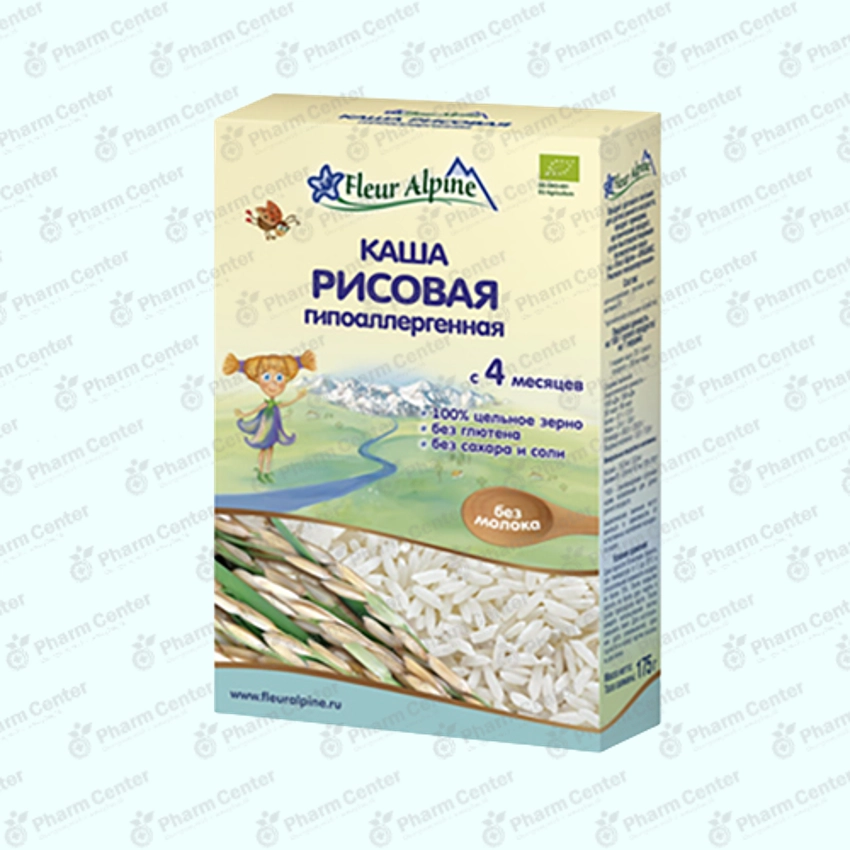 Fleur Alpine շիլա բրնձի հիպոալլերգիկ 4ամս. 175գ.