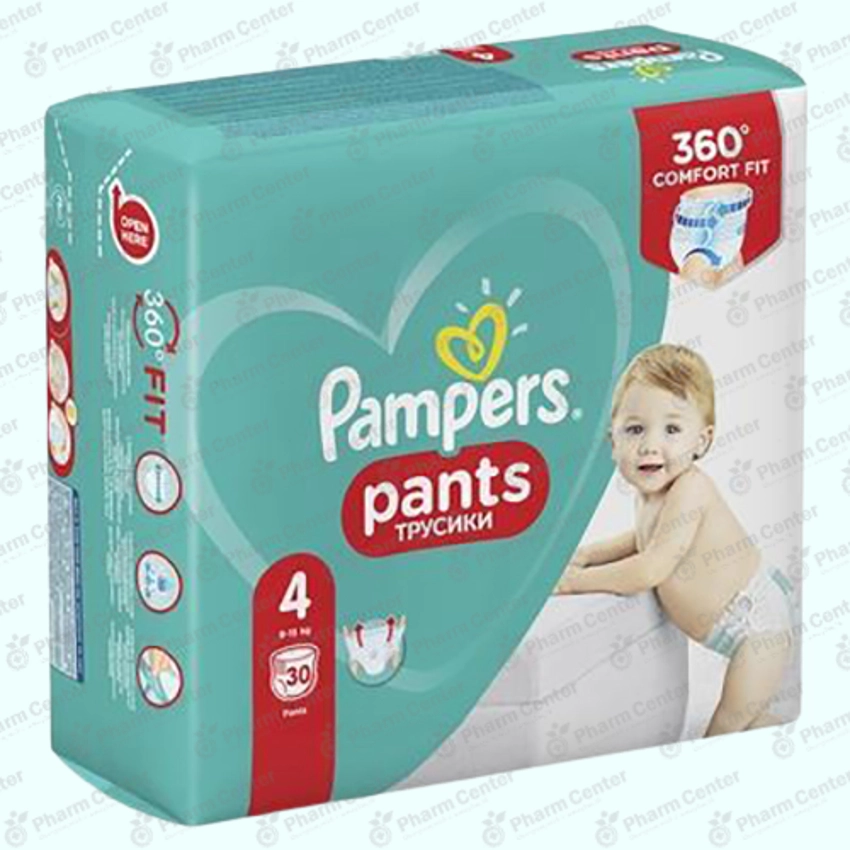 Pampers №4 վարտիքներ 9-15 կգ х 30